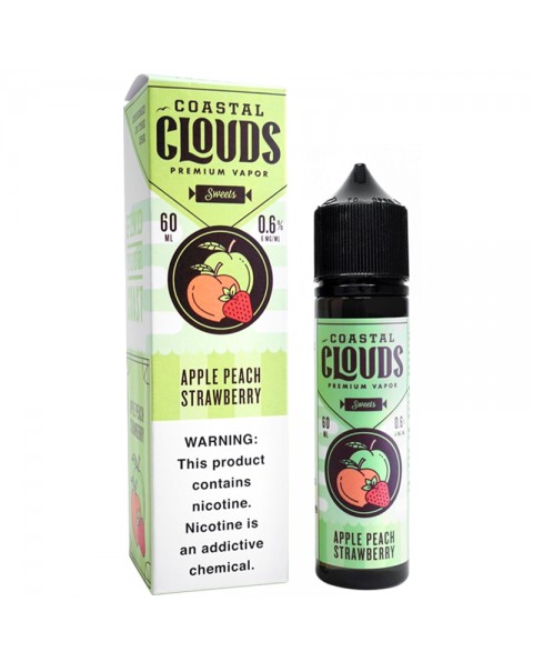 Coastal Clouds Sweets Apple Peach Strawberry E-juice 60ml