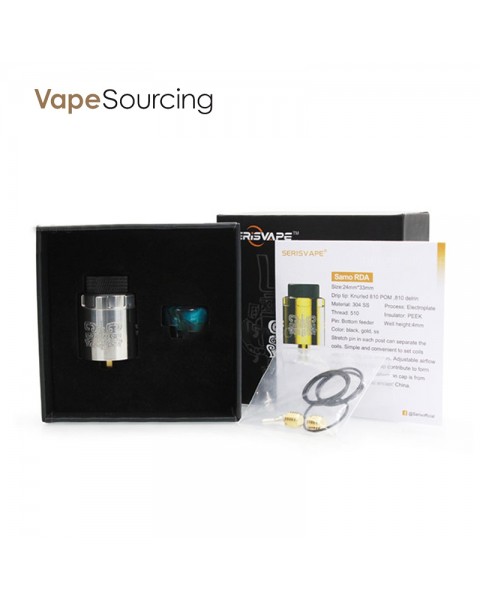 SerisVape SAMO BF RDA 24mm Rebuildable Dripping Atomizer