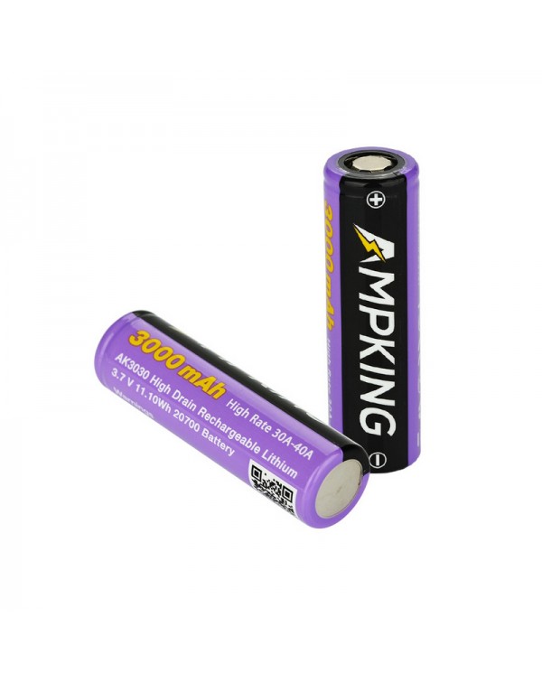 Ampking 20700 Battery 3000mAh (1pc/pack)