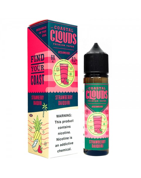 Coastal Clouds Oceanside Strawberry Daiquiri E-juice 60ml