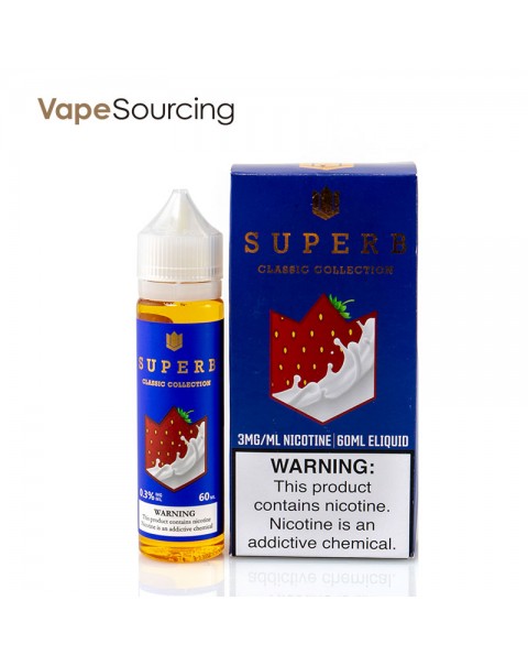 Superb Classic Collection Strawberry Milk E-Juice 60ml