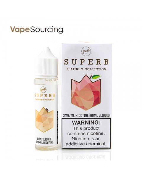 Superb x JayBo Platinum Collection White Peach E-Juice 60ml