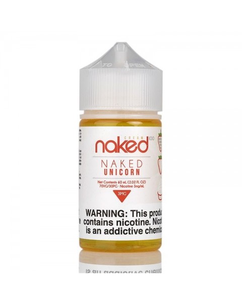 Naked 100 Cream Strawberry (Naked Unicorn) E-juice 60ml