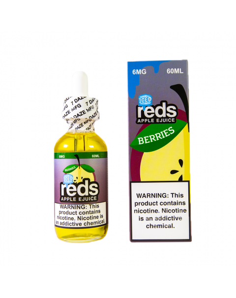 Vape 7 Daze Berries Iced Reds Apple E-Juice 60ml