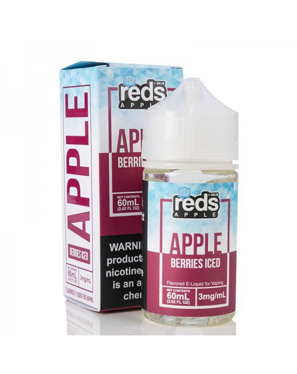 Vape 7 Daze Berries Iced Reds Apple E-Juice 60ml