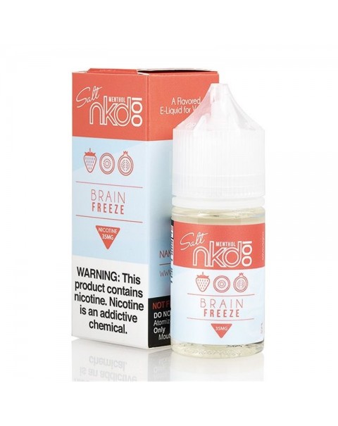 NKD 100 Salt Strawberry Pom (Brain Freeze) E-juice 30ml