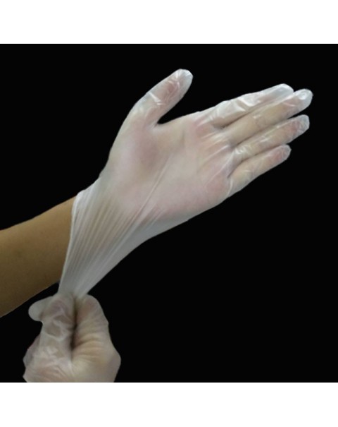 Disposable Transparent PVC Gloves (100pcs/pack)