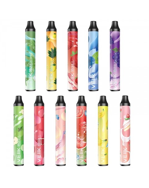 VEIIK Micko π Pie Disposable Vape Kit 600 Puffs 500mAh (10pcs/pack)