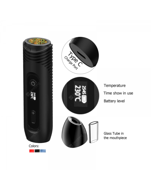 Kingtons BLK Kiss Dry Leaf Vaporizer 1600mAh