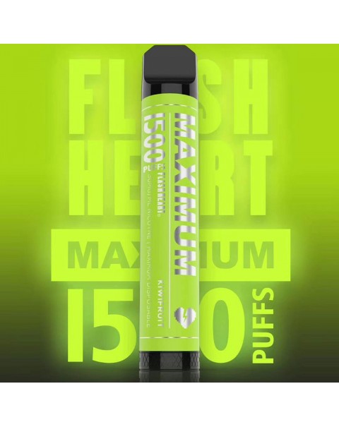 Flash Heart Maximum Disposable Vape Device 1500 Puffs 5.5ml