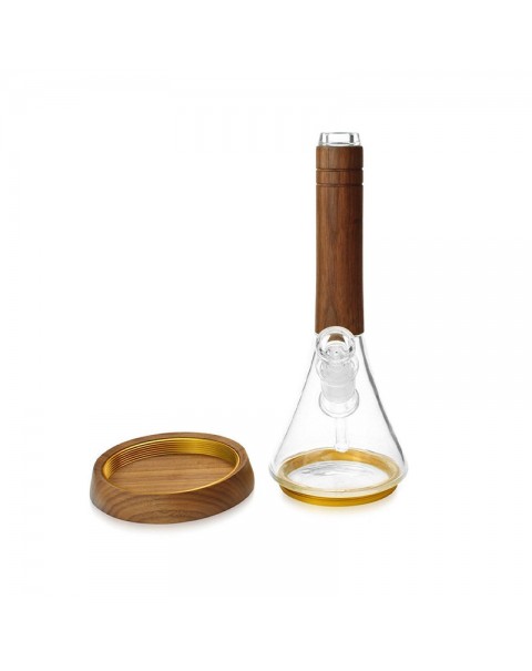 Marley Natural Glass & Walnut Water Pipe