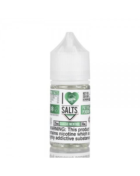 I Love Salts Classic Menthol E-juice 30ml